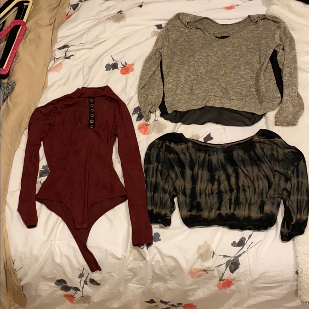 Fashionable body suit and shirts!